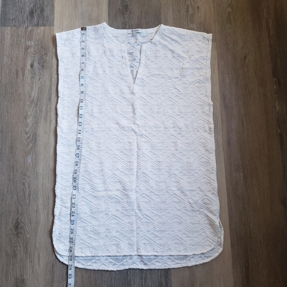 MADEWELL TUNIC WHITE TOP - Picture 6 of 9